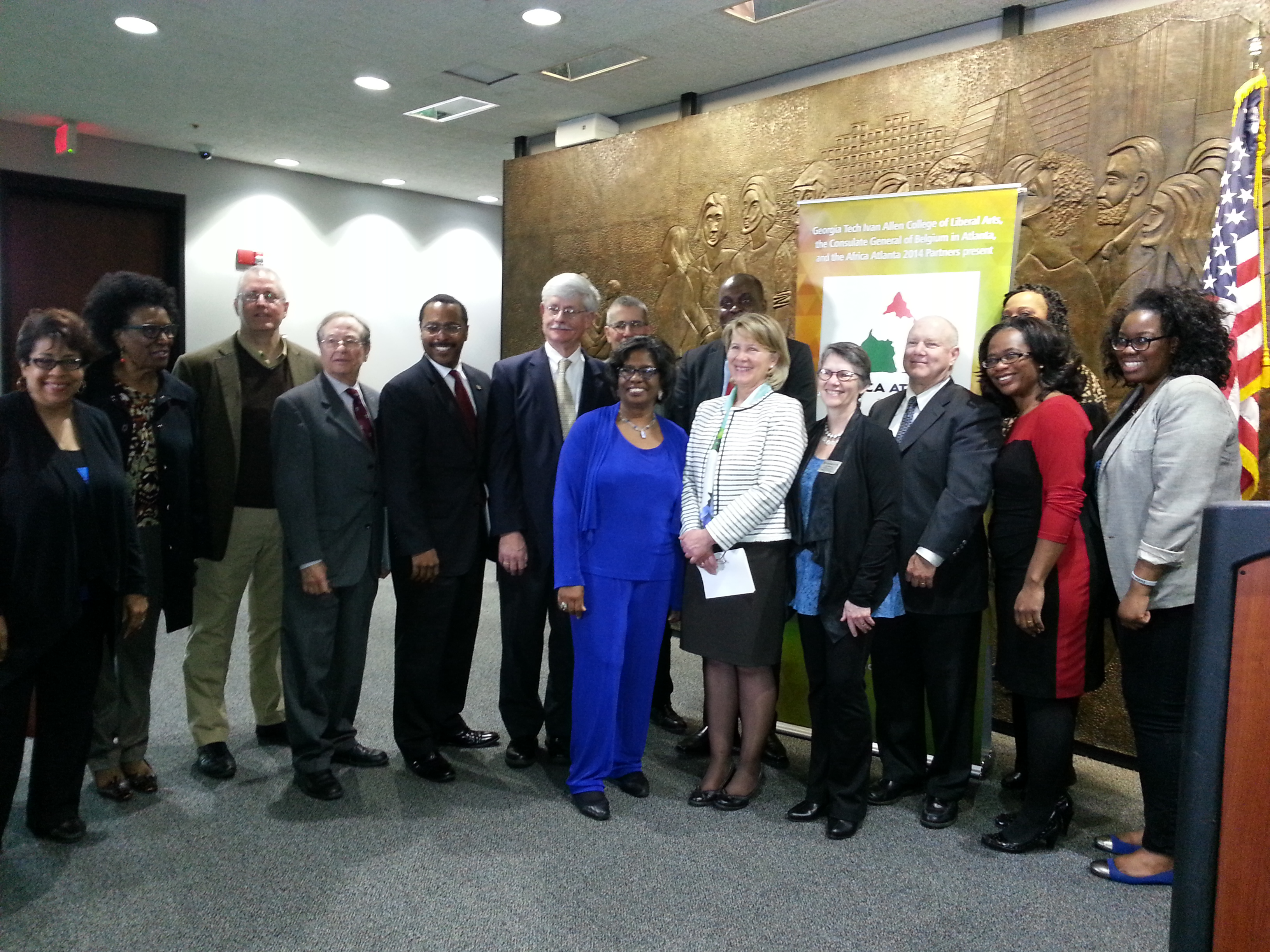 Africa Atlanta 2014 Partners at City Hall Press Conference